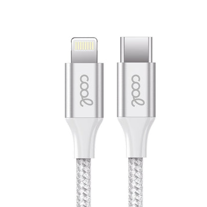 Câble USB universel COOL Nylon Type C vers Lightning (1,2 mètre)