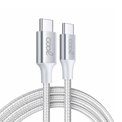 Cable USB COOL Nylon Universal Tipo C a Tipo C (1.2 metros)