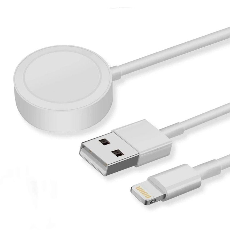 Câble USB magnétique COOL pour Apple Watch + Câble Lightning pour iPhone/iPad (2 en 1)