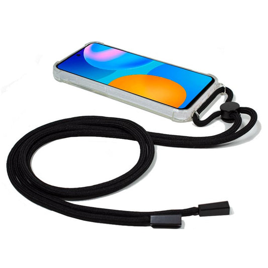 Coque tendance pour Huawei P Smart 2021 avec cordon noir