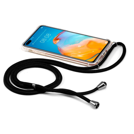 Coque cool pour Huawei P40 avec cordon noir