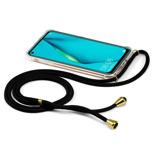 Coque cool pour Huawei P40 Lite avec cordon noir