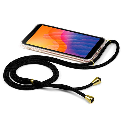 Coque cool pour Huawei Y5p avec cordon noir