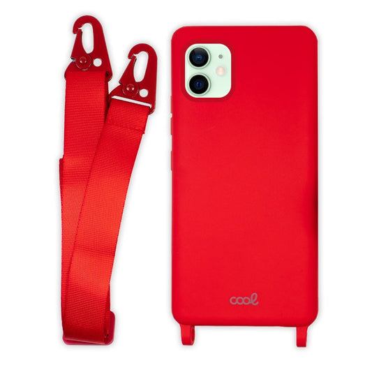 Coque cool pour iPhone 12/12 Pro Ruban rouge