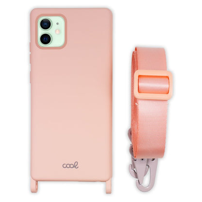 Coque cool pour iPhone 12/12 Pro Ruban rose