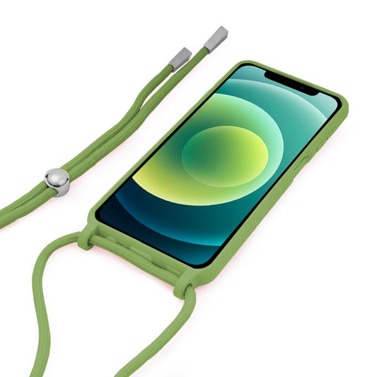 Coque cool pour iPhone 12/12 Pro Cord Smooth Pistache