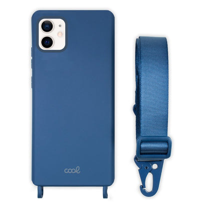 Coque cool pour iPhone 12 mini avec ruban bleu