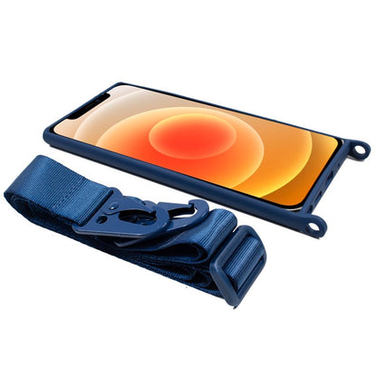 Coque cool pour iPhone 12 mini avec ruban bleu