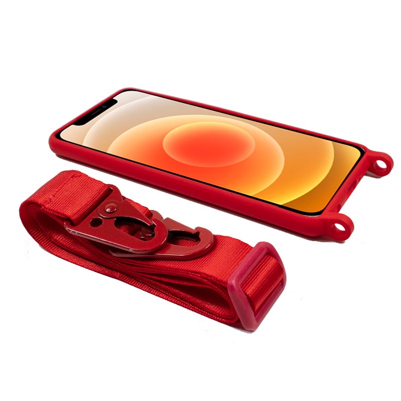 Coque cool pour iPhone 12 mini Ruban rouge