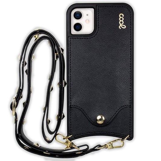 Coque cool pour iPhone 12 mini Pop-Rock Strap Noir