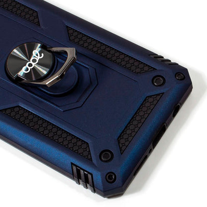 Coque rigide avec anneau bleu pour iPhone 12 mini