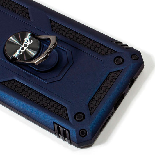 Coque rigide avec anneau bleu pour iPhone 12 mini