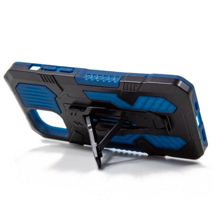 Coque rigide Cool pour iPhone 12 mini avec clip bleu marine