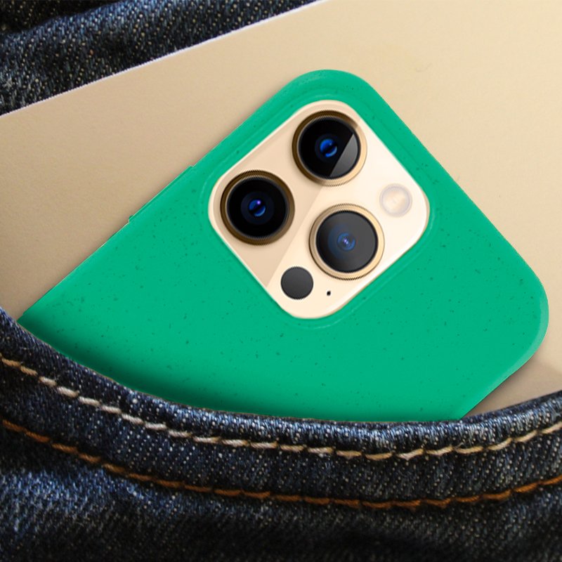 Coque Cool pour iPhone 12 Pro Max Eco Biodégradable Menthe