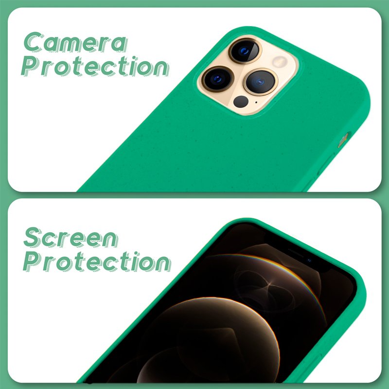 Coque Cool pour iPhone 12 Pro Max Eco Biodégradable Menthe