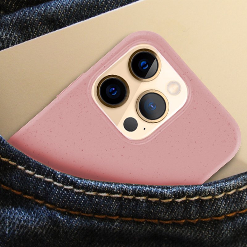 Coque Cool pour iPhone 12 Pro Max Eco Biodégradable Rose