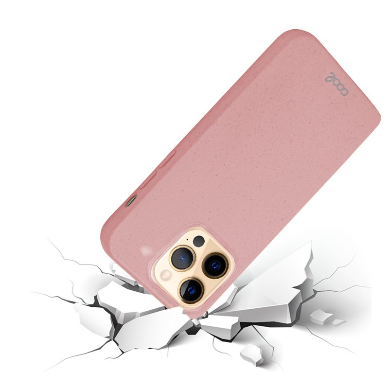 Coque Cool pour iPhone 12 Pro Max Eco Biodégradable Rose