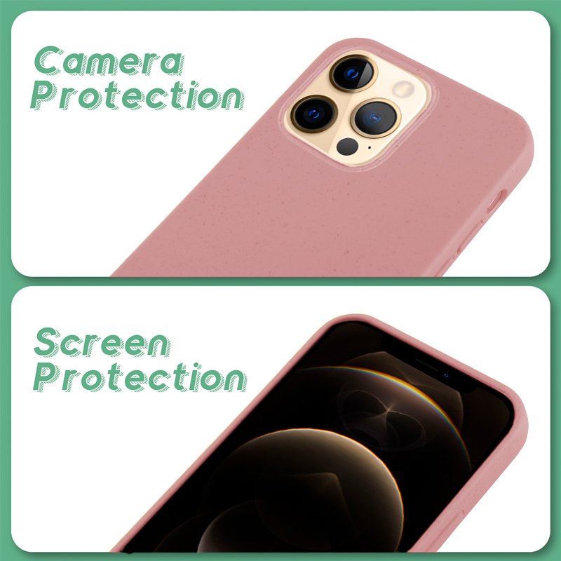 Coque Cool pour iPhone 12 Pro Max Eco Biodégradable Rose