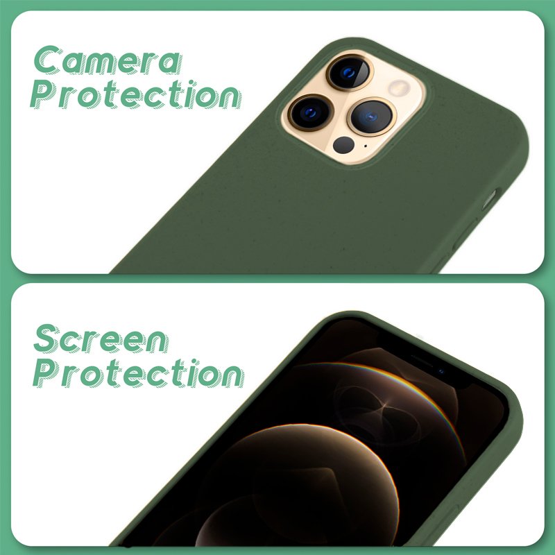 Coque Cool pour iPhone 12 Pro Max Eco Biodégradable Verte
