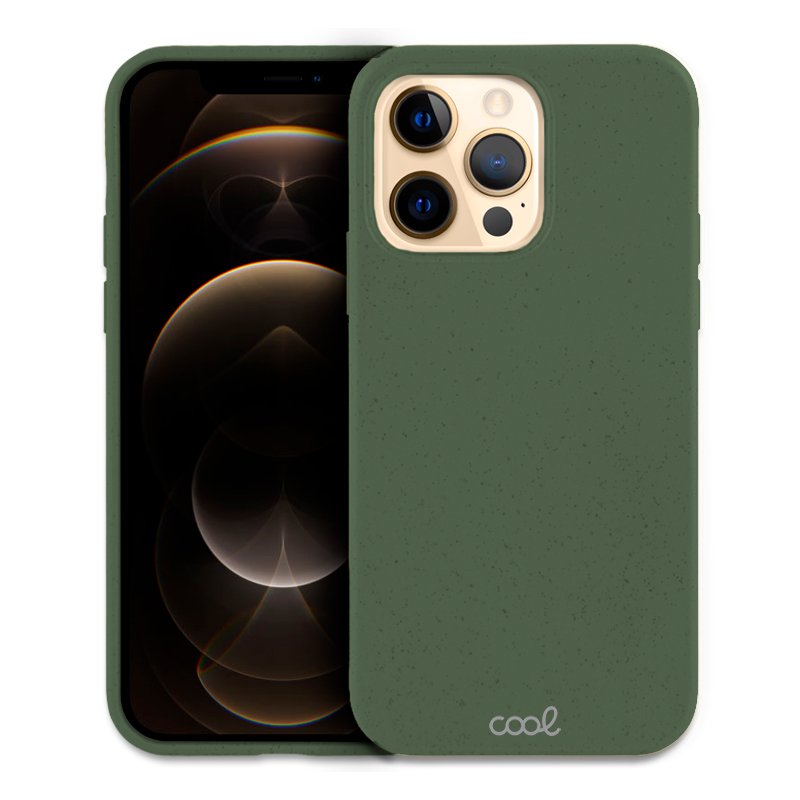 Coque Cool pour iPhone 12 Pro Max Eco Biodégradable Verte