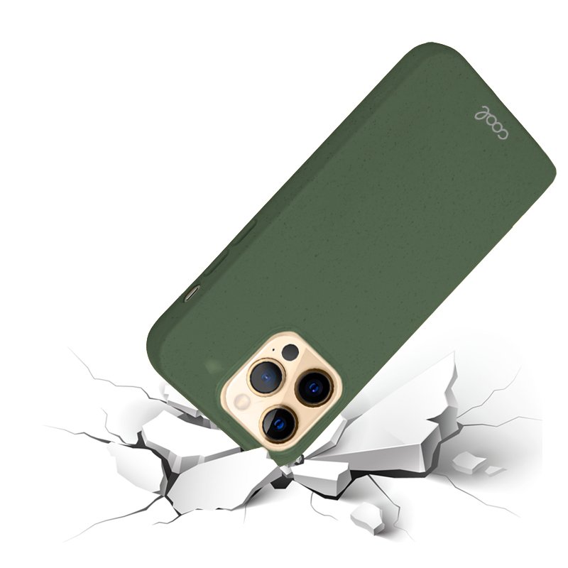 Coque Cool pour iPhone 12 Pro Max Eco Biodégradable Verte