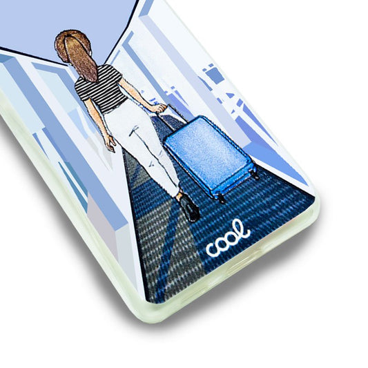 Coque iPhone 13 mini cool avec dessins de voyage