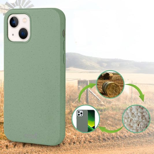 Coque Cool pour iPhone 13 mini Eco Biodégradable Vert
