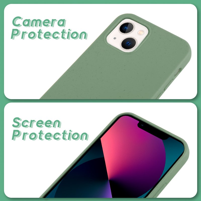 Coque Cool pour iPhone 13 mini Eco Biodégradable Vert