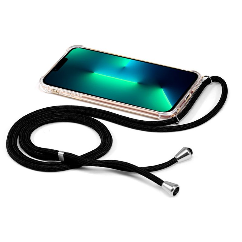 Coque cool pour iPhone 13 Pro avec cordon noir