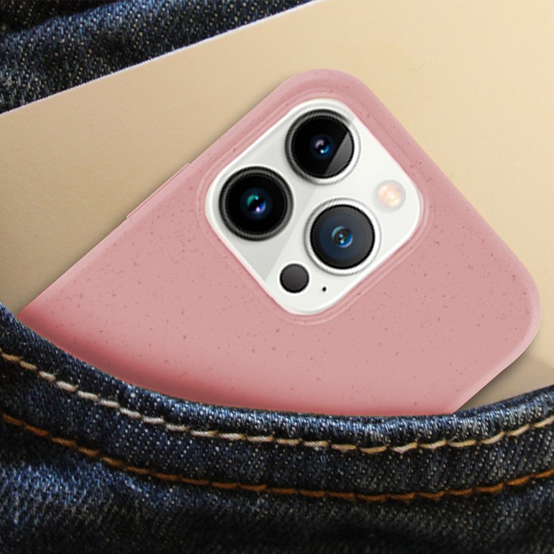 Coque Cool pour iPhone 13 Pro Eco Biodégradable Rose