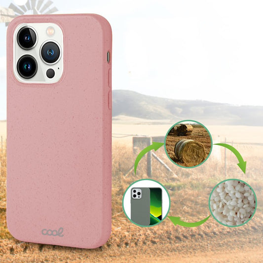 Coque Cool pour iPhone 13 Pro Eco Biodégradable Rose
