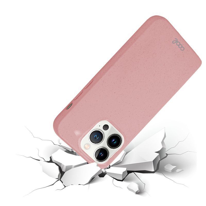 Coque Cool pour iPhone 13 Pro Eco Biodégradable Rose