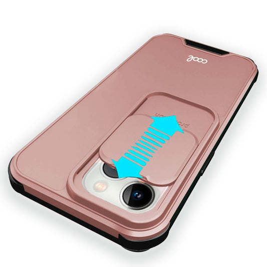 Coque rigide pour iPhone 13 Pro, or rose
