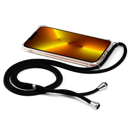 Coque cool pour iPhone 13 Pro Max avec cordon noir