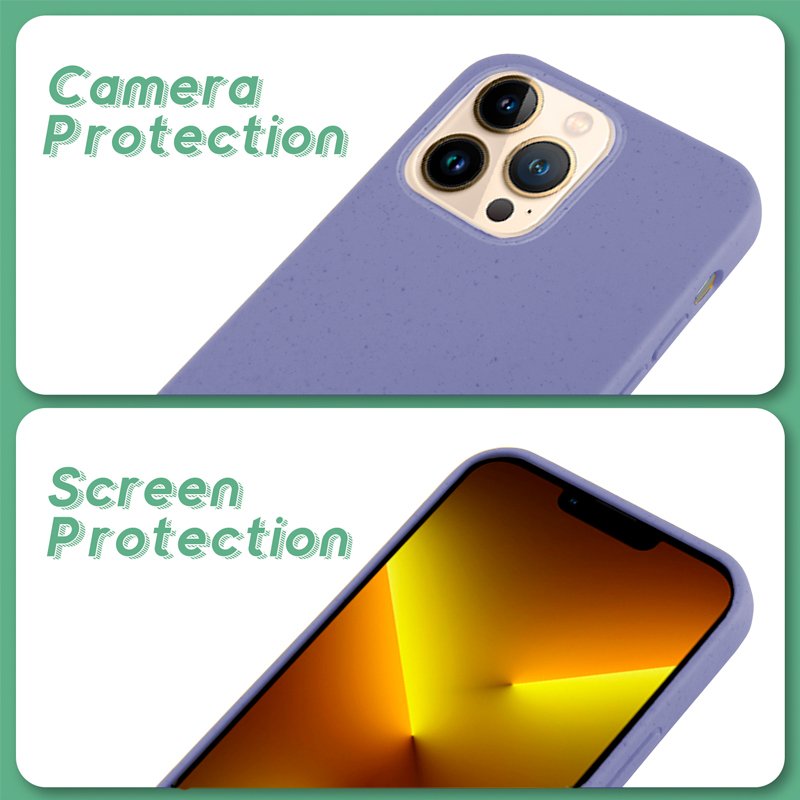 Coque Cool pour iPhone 13 Pro Max Eco Biodégradable Lavande