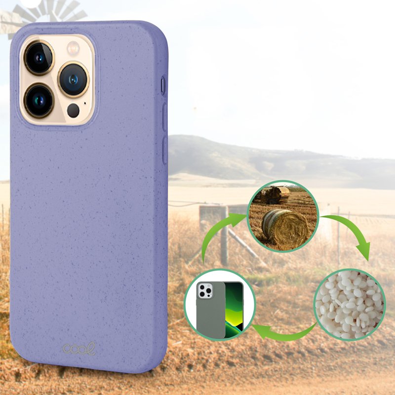Coque Cool pour iPhone 13 Pro Max Eco Biodégradable Lavande