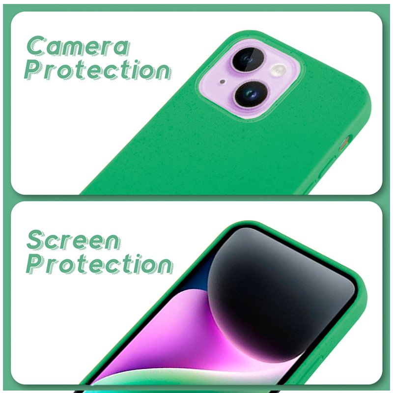Coque Cool pour iPhone 14 Eco Biodégradable Menthe