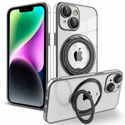 Coque COOL pour iPhone 14 avec anneau magnétique noir