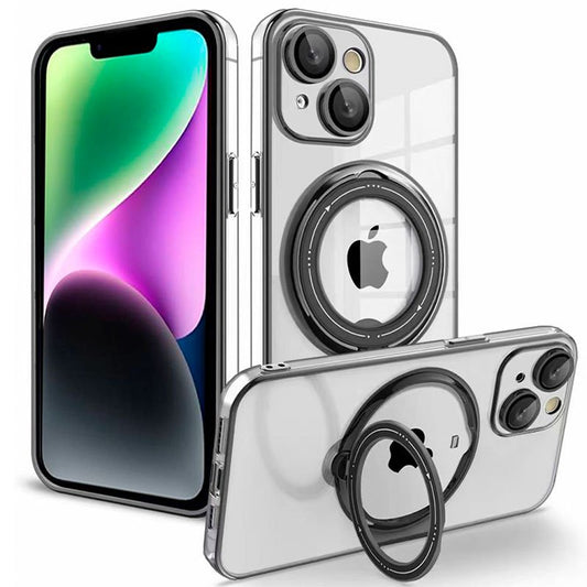 Coque COOL pour iPhone 14 avec anneau magnétique noir