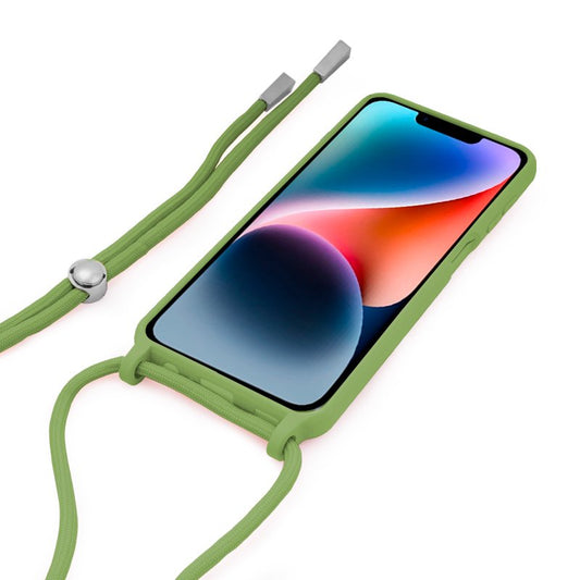 Coque cool pour iPhone 14 Plus Cord Smooth Pistache