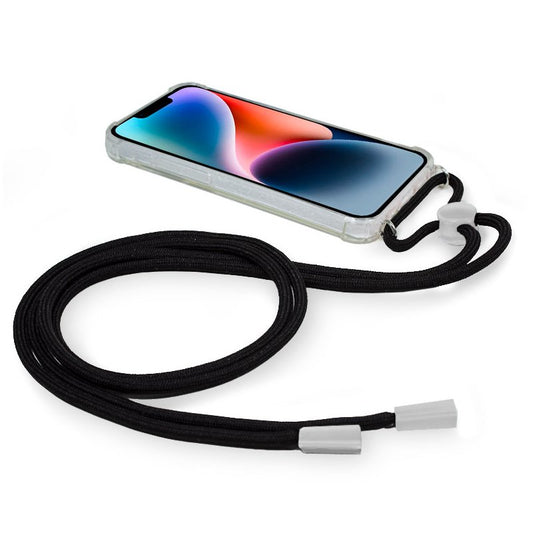 Coque cool pour iPhone 14 Plus avec cordon noir