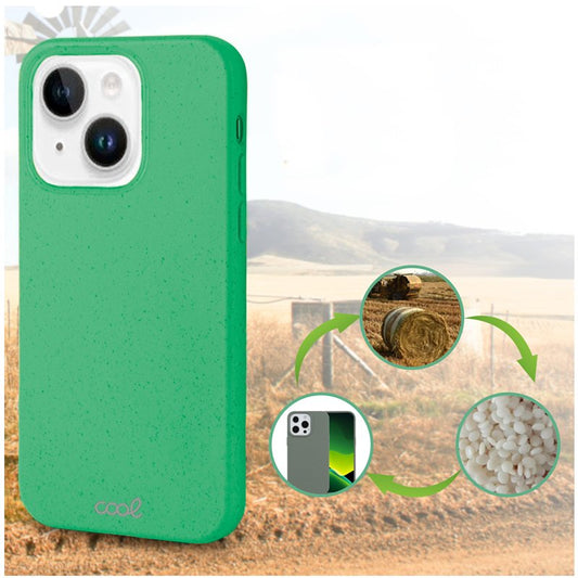 Coque Cool pour iPhone 14 Plus Eco Biodégradable Menthe