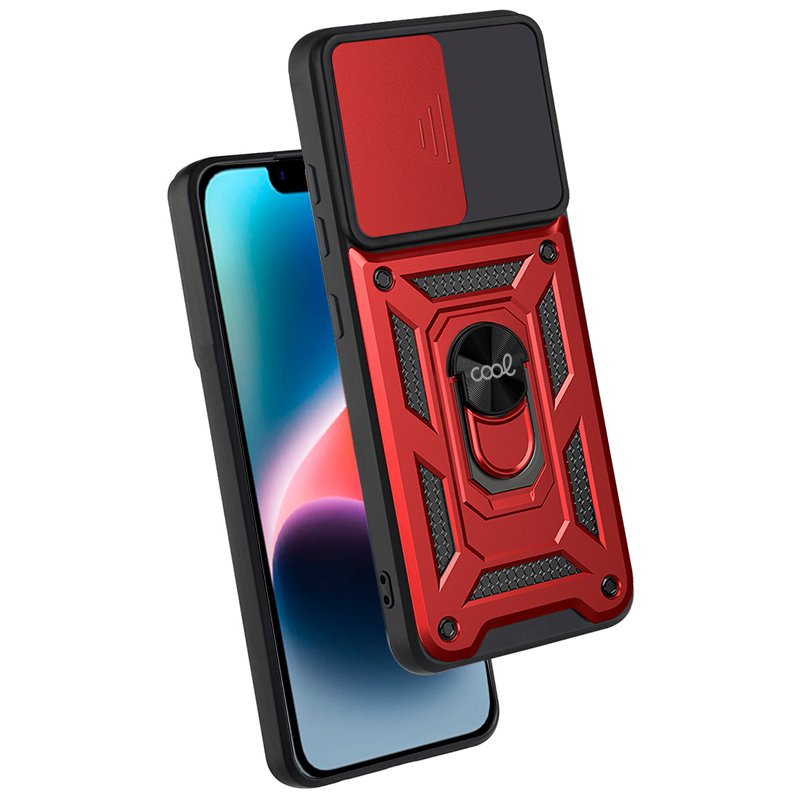 Coque rigide rouge pour iPhone 14 Plus