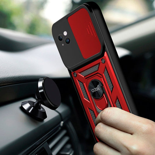 Coque rigide rouge pour iPhone 14 Plus