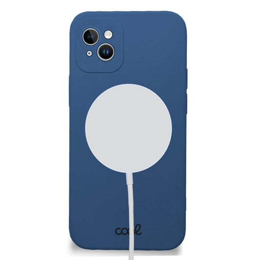 Coque magnétique cool pour iPhone 14 Plus, bleu marine