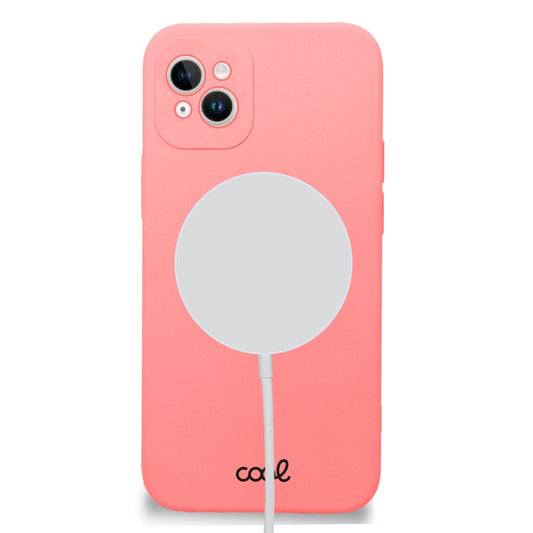 Coque magnétique cool pour iPhone 14 Plus, rose