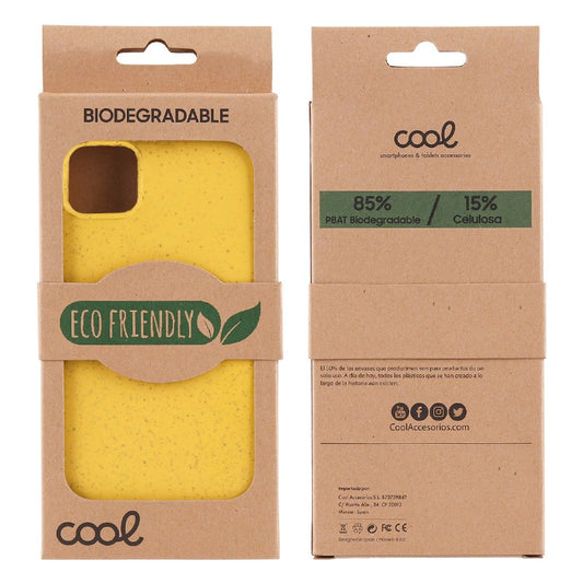 Coque Cool pour iPhone 14 Pro Eco Biodégradable Jaune