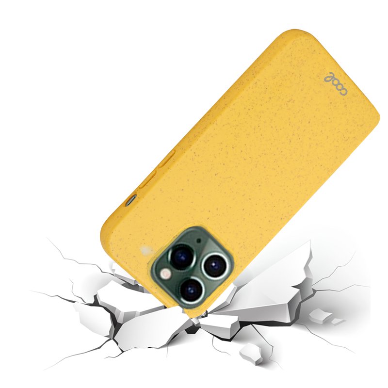 Coque Cool pour iPhone 14 Pro Eco Biodégradable Jaune
