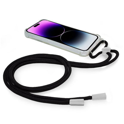 Coque cool pour iPhone 14 Pro Max avec cordon noir