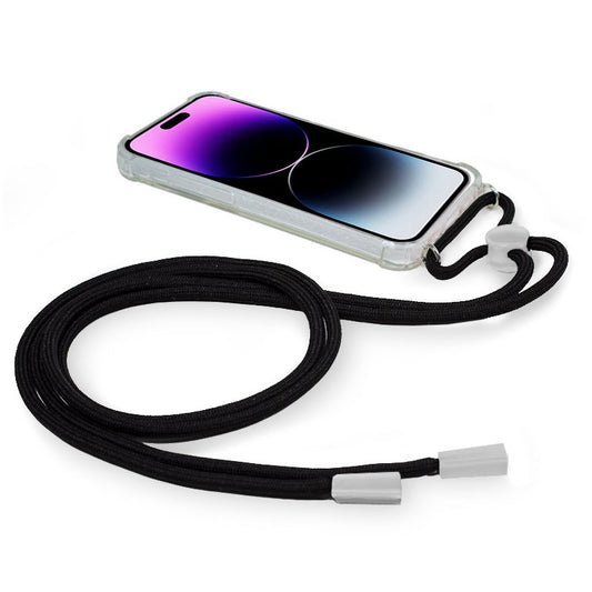 Coque cool pour iPhone 14 Pro Max avec cordon noir
